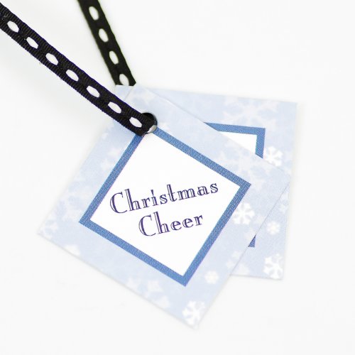 Personalized Diamond Holiday Favor Gift Tags