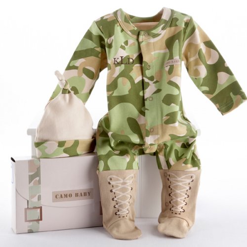 Baby Camo Personalized Layette Gift Set