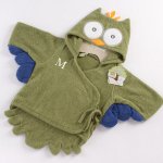 Little Owl Personalized Baby Bath Robe