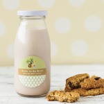 Personalized Baby Shower Milk Jars and Straws