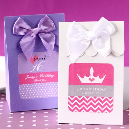 Personalized Teen Birthday Candy Bags