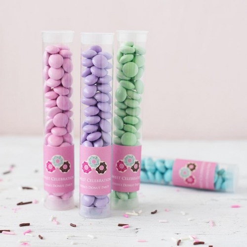 Personalized Kids Birthday Candy Tubes