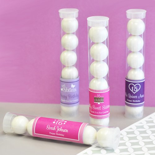 Personalized Teen Candy Tubes