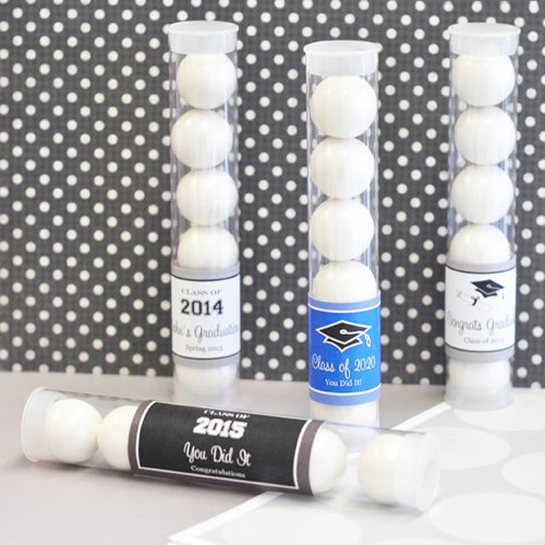 Personalized Graduation Candy Tubes