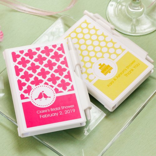 Personalized Bridal Shower Notebook Favor