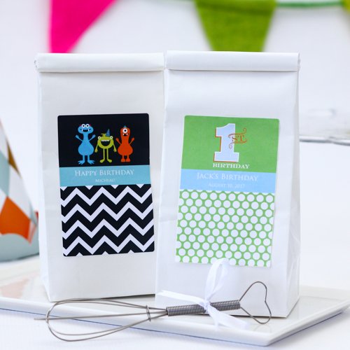 Personalized Kids Birthday Cookie Mix Favor