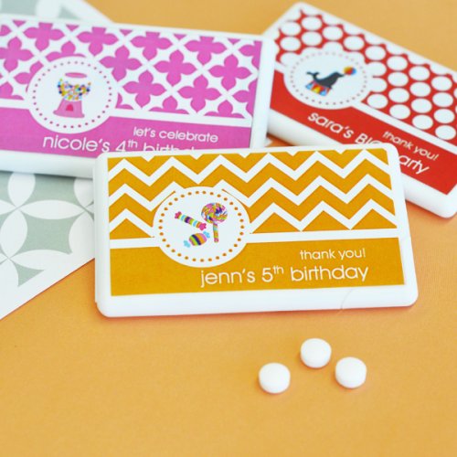 Personalized Kids Birthday Mini Mint Pack