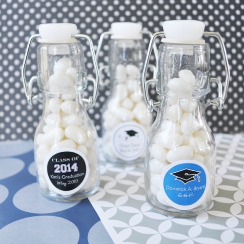 Personalized Graduation Mini Glass Bottle