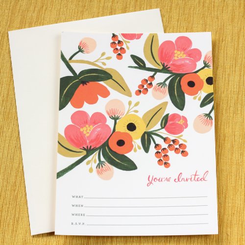 Garden Party Invitations