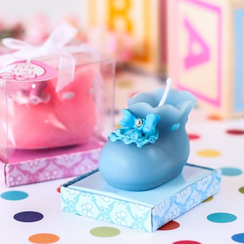 Baby Bootie Candle Favor
