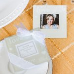 Good Wishes Glass Photo Coasters