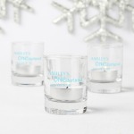 Personalized Shot Glass Votive Holder