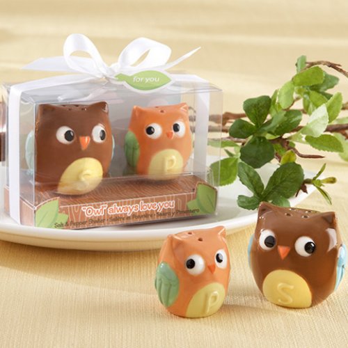 Owl Ceramic Salt and Pepper Shakers