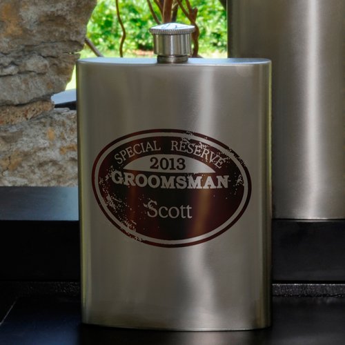 Personalized Wingman's Flask