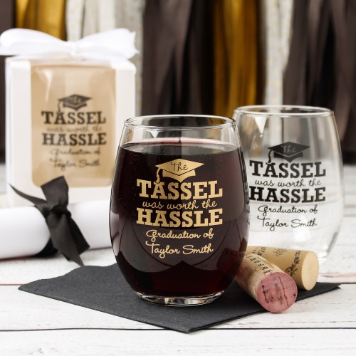 Personalized Party Stemless Wine Glass