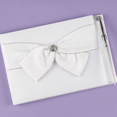 Sparkling Sash Guest Book and Pen Set