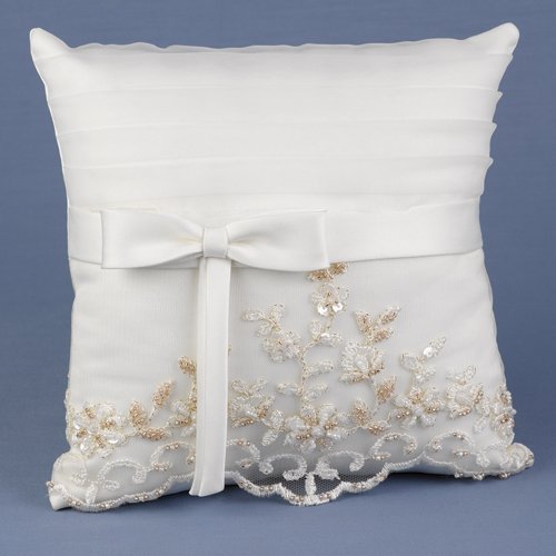 Vintage Charm Ring Pillow