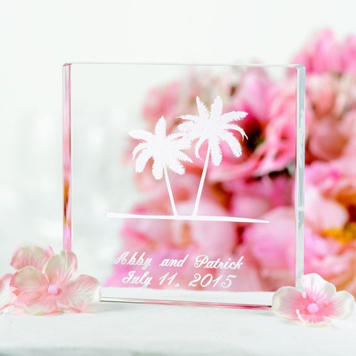 Personalized Palm Trees Cake Topper