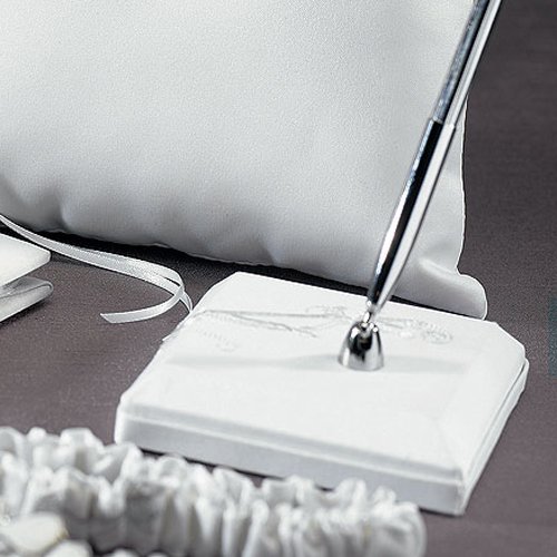 Classic White Love Birds Pen Set