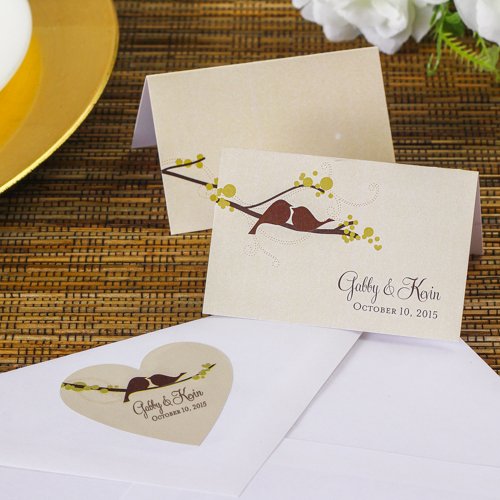 Personalized Love Birds Labels