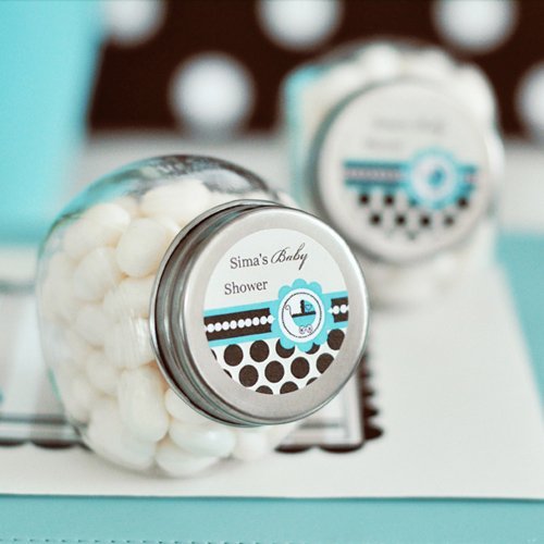 Personalized Baby Shower Themed Mini Candy Jar