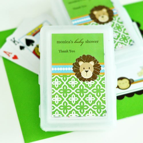 Personalized Baby Shower Themed Playing Cards