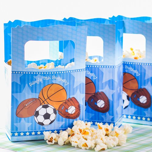 Personalized Kids Birthday Themed Favor Box