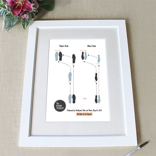 Personalized Dance Steps Signature Frame
