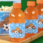 Personalized Kids Birthday Water Bottle Label