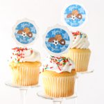 Personalized Kids Birthday Cupcake Picks