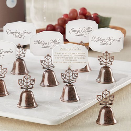 Fall Leaf Bell Place Card/Photo Holders