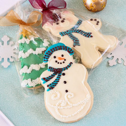 Holiday Winter Themed Cookies