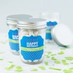 Personalized Birthday Mason Jars