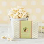 Personalized Baby Shower Microwaveable Popcorn Bags