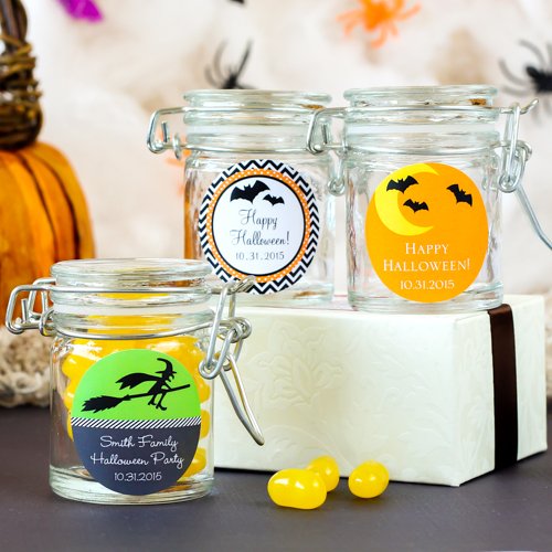 Personalized Halloween Favor Jar