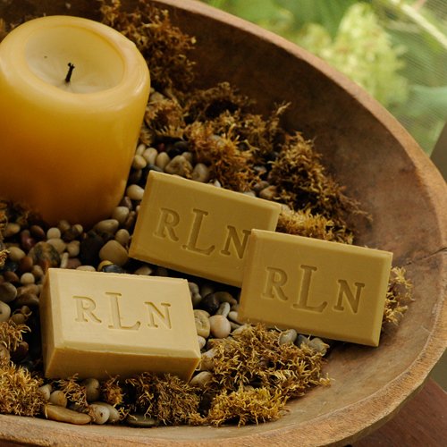 Personalized Green Tea and Olive Oil Soap Trio