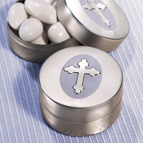 Silver Cross Mint Tin