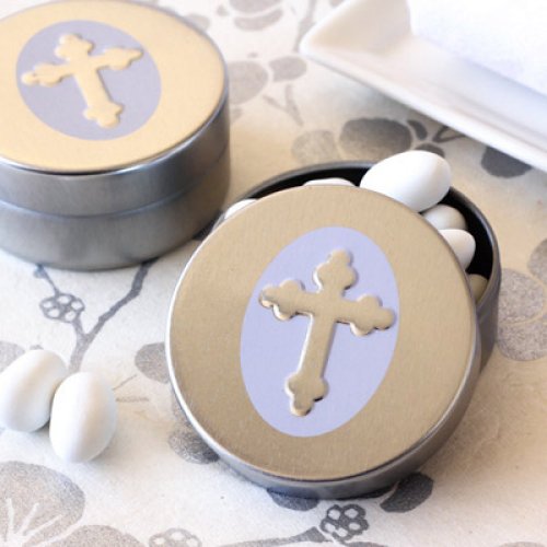 Silver Cross Mint Tin