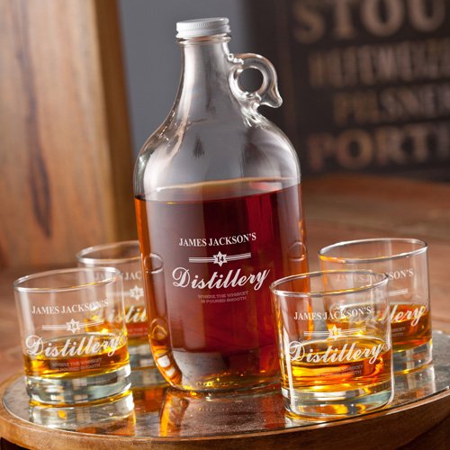 Personalized Growler Set