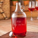 Personalized Wine Jug