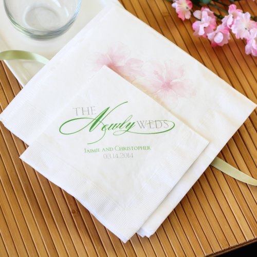 Personalized Full Color Bridal Napkin