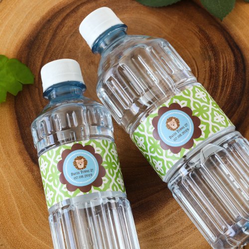 Personalized Birthday Themed Water Bottle Labels
