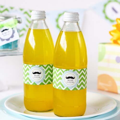 Personalized Baby Shower Themed Water Bottle Labels