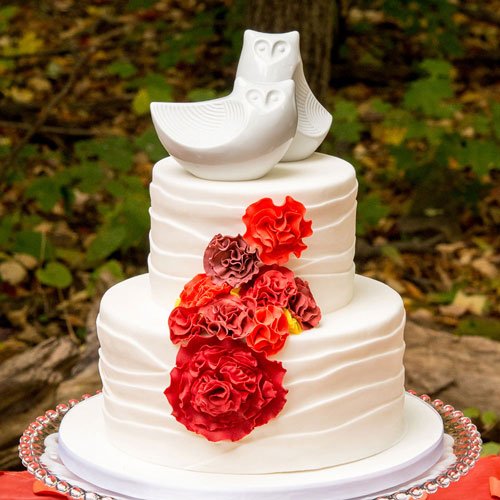 Owl Figurines Cake Topper