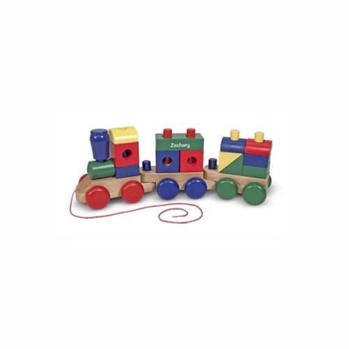 Personalized Wooden Train Playset