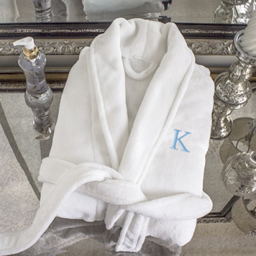 Personalized Plush Spa Robe