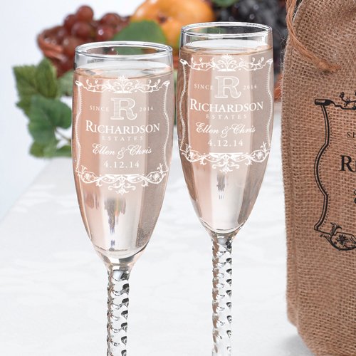Personalized Toasting Glasses