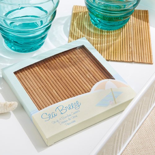 Sea Breeze Bamboo Coasters