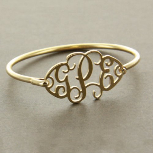 Floating Monogram Bangle