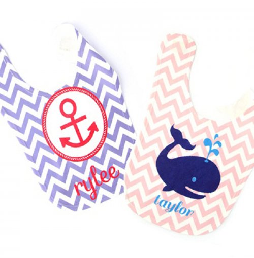 Personalized Themed Baby Bib